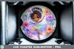 GorgeousBest Sellers 06 Rainbow Summer Car Coaster design.