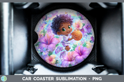 GorgeousBest Sellers 06 Rainbow Summer Car Coaster design.