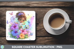 GorgeousBest Sellers 06 Rainbow Summer Square Coaster design.