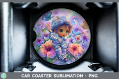 GorgeousBest Sellers 06 Rainbow Summer Car Coaster design.