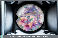 GorgeousBest Sellers 08 Rainbow Summer Car Coaster design.