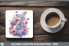 GorgeousBest Sellers 08 Rainbow Summer Square Coaster design.