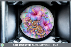 GorgeousBest Sellers 08 Rainbow Summer Car Coaster design.