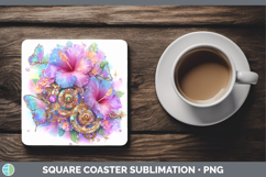 GorgeousBest Sellers 08 Rainbow Summer Square Coaster design.