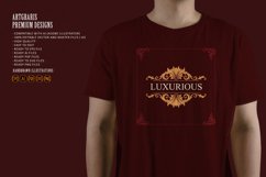 Vintage and luxury badge ornaments SVG Product Image 3