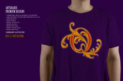 Classic beauty vintage gold number 0 monogram letter logo Product Image 6