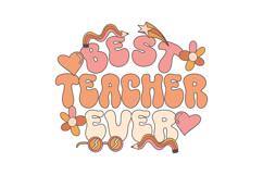 Retro Teacher T-shirt Design Bundle Product Image 4