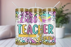 Teacher Appreciation| Skinny Tumbler Sublimation Design Product Image 1