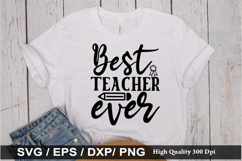 Teacher SVG Design - Teacher T-shirt Design Product Image 2