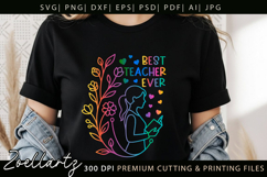 Teacher SVG Back to School Teacher Life T-shirt Mug Design Product Image 10