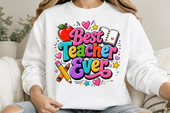 Best Teacher Sublimation Pn Product Image 2