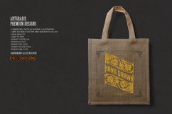 Elegant botanical lettering vintage ornate Product Image 4
