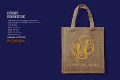 Crafting elegance luxury classic At Sign monogram logo Product Image 5