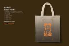 Vintage label elegant floral ornaments illustration Product Image 5