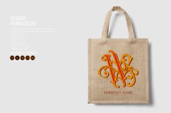 Timeless beauty elegant flourish W monogram letter logo Product Image 3