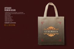Vintage and luxury badge ornaments SVG Product Image 6