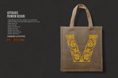 luxury botanical lettering vintage ornate Product Image 5