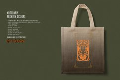 Vintage label elegant floral elements Product Image 6