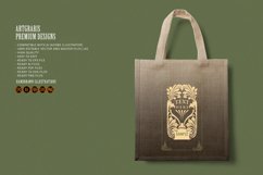 Luxury vintage label floral ornaments SVG Product Image 6