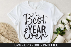 Best Year Ever SVG - Happy New Year Design Product Image 1