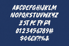 Bestam Pren Bold Gritty Handmade Display Font Product Image 6