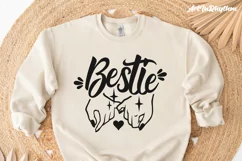 Bestie Pinky Promise, Best Friend SVG Product Image 6