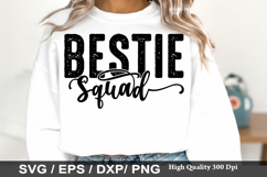 Bestie Squad - Best Friends SVG Design Product Image 1