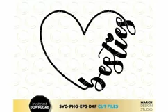 Download this Besties Heart SVG today. These Besties Heart SVG and PNG for sublimation projects and compatible with Cricut and Silhouette Cutting Machines.