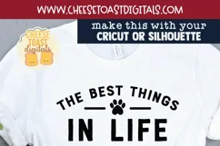 The Best Things In Life Are Rescued | Dog Mom SVG Product Image 2
