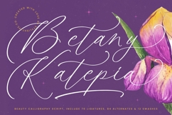 Betany Katepia - Beauty Calligraphy Script Product Image 1