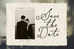 Betris and Daniel | Romantic Handwritten Font for Wedding Product Image 16