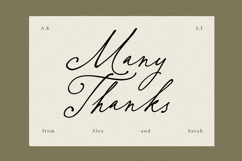 Betris and Daniel | Romantic Handwritten Font for Wedding Product Image 7