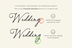 Betris and Daniel | Romantic Handwritten Font for Wedding Product Image 8