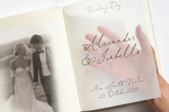 Betris and Daniel | Romantic Handwritten Font for Wedding Product Image 9