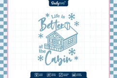 Wooden Winter Cabin SVG Product Image 1