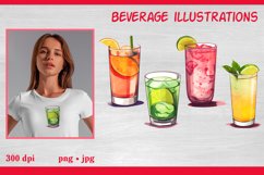 Versatile Beverage Clipart. Beverage design elements Product Image 1