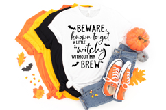 This SVG design is perfect for those who love a little spooky fun with their morning brew. Just beware, things may get a little witchy around here!