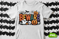 Beware PNG | Halloween Sublimation | Halloween PNG Product Image 3
