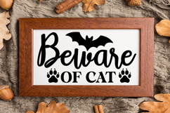 Farmhouse Halloween Sign SVG Bundle | Spooky Halloween Sign Product Image 20