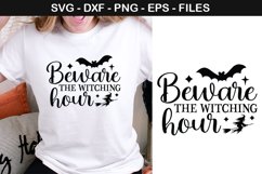 Beware the witching hour - Halloween SVG Design Product Image 1