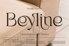 Beyline - Unique Elegance Serif Typeface Font Product Image 1