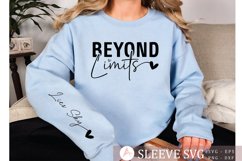 Beyond Limits Sleeve SVG Design Product Image 1