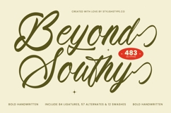 Beyond Southy - Bold Handwritten Font Product Image 1
