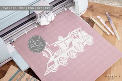 Steam Train- SVG EPS DXF PNG PDF JPG Cut File Product Image 5