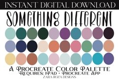 Something Different - Retro Procreate Color Palette Product Image 1