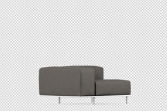 Isometric Arm Chair 3D isolated render Product Image 1
