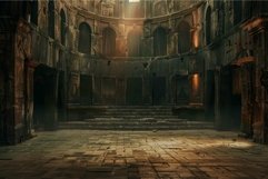 Mysterious ancient ruins in a dimly lit setting Product Image 1