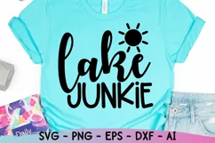 Lake Junkie Svg, Summer Svg, Lake Life Svg, Vacation Svg Product Image 3