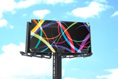 5 set Curved abstract design with the background concept Product Image 7