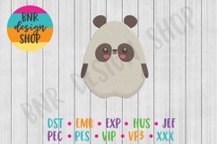 Panda Machine Embroidery Design Product Image 1